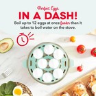 Dash Ultimate Deluxe Egg Cooker With Egg Bite Trays Amazing Product - Aqua