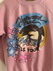 Rare Vintage Madeworn Fleetwood Mac U s  Tour Cropped Sweatshirt Women Xs Look 