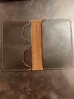 Portland Leather Goods Modern Passport Case Travel Document Holder Brown Leather