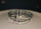 Vintage   4 1 4   Clear Glass Cigarette Cigar Ashtray