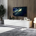 For Living Room Modern Entertainment Center With Storage   Media Console