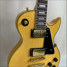 Custom Age 1974 Lp Gloss Yellow Electric Guitar Gold Parts Quick Delivery