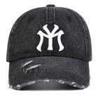 Denim Baseball Caps My Ny New York Embroidery Logo Unisex Casual Jeans Hats