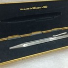 Rare Caran D ache Grey Silver Ballpoint Pen Vintage Original Mint Lh135