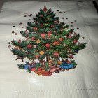 Vintage Christmas Tree Napkins 16 In Package New Three Ply
