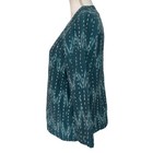 J  Jill Pure Kantha Stitched Ikat Jacket Kimono Sari Open Front Nwt Sz  Xs
