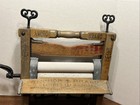 Antique Anchor Brand No 780 Wood Clothes Wringer Hand Crank Complete Erie Pa
