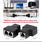 Rj45 Splitter Adapter 1 To 2 Ways Dual Female Port Cat6 5 7 Lan Ethernet Cable