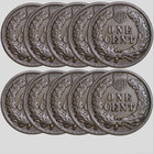 Lot Of 10 Indian Head Cent Pennies In G vg  10 Pc  Lot  Circulated Super Nice