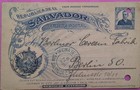 El Salvador Postal Stationery  Late 1890s Lot Of 2