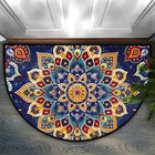 Half Round Front Door Mats 36x24 Non-slip Outdoor Indoor Floor Doormat Carpet