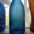 Boardman Pretty Blue 1860s Ny Blob Top Soda Bottle Big Double Block Letters