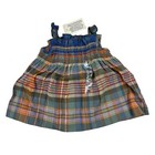 Polo Ralph Lauren Baby Girl s 2-piece Linen Cotton Plaid Dress - Multicolor -