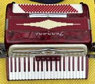 Ferrari 41 Key Accordion 5 Treble Selects Red Made In Italy W  Case