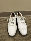 Footjoy Icon Men 10 5 White Leather Golf Shoe