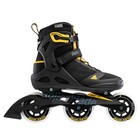 Rollerblade Men s Macroblade 100 3wd Black safron Yellow Fitness Inline Skate