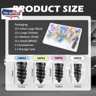 2026 Upgraded 60pcs Screw In Tire Plugs Self Service Tire Plugs Kit With Screwdr