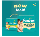 198 Count Size 1 Pampers Swaddlers Diapers  8-14 Lbs  Absorbent  Keeps Baby Dry
