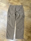 Dickies Relaxed Fit Cargo Work Pants 34x34     Brown Duck Canvas With Stretch