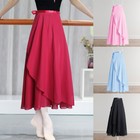 Tie Up Ballet Skirt Long Chiffon Dance Skirt Fairy Chiffon Ballet Tutu Dress