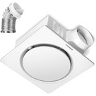 2 Pack Bathroom Exhaust Fan 30-110-160 Cfm W  Humidity Sensor Quiet Ceiling Vent