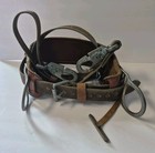 Bashlin Leather Lineman Climbing Tool Belt Size D22 Code 698 - 1511n  pole Strap