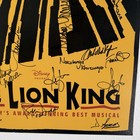The Lion King Broadway Cast Signed 14x22 Window Card Poster Disney Autographs