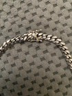 Real Solid Miami  Italy  Cuban Link Chain Necklace 18   - 925 Silver  6 Mm