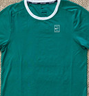 Nike Court Tennis Shirt Top S s Fz6910-365 Green Men s Size Xl Slim Fit