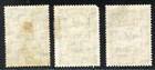 Iraq - Mesopotamia British Occupation 1918 Scott  N47-n49  Sg 5  7  And 9  Used