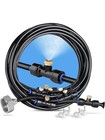26ft  8m  Outside Misting Cooling System  Patio Mister With 7 Brass Mist Nozzles