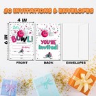 Unisex-adults Birthday Party Invitations Multicolor 4  X 6  20 Cards