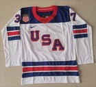 Connnor Hellebuyck 37  Hockey Team Usa Winter Olympics 2026 Jersey White Sewn