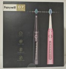 Fairywill D7 Electric Toothbrush Dual Pack W  8 Replacement Heads   Travel Case