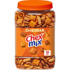 Chex Mix Cheddar Savory Snack Mix Salty Snacks Tub 20 Oz Pack Of 2
