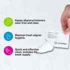Invisalign Cleaning Crystals For Clear Aligners And Retainers   50 Packets 