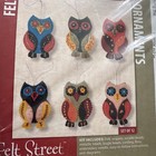 Felt Street Happy Hoots Owls Felt Ornament Kit Makes 12 Factory Sealed