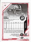 2019 Ud Cfl Chris Randle Red Parallel  44 Ottawa Redblacks 075 150 Utah State