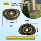 4 Leg End Caps Footings Fit For Coleman 18ft X 48in Pool 22-23 Model