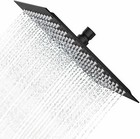 Stainless Steel Rainfall Shower Head Ultrathin Rain Shower Head High Pressure