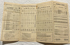 1959 Pennsylvania Railroad Philadelphia To Baltimore Timetable Fold Out