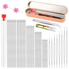 58 Pcs Beading Needles For Jewelry Making  Big Eye Beading Needles Ultra-thin St