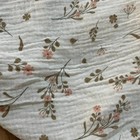 Konssy Fitted Crib Sheet 100  Cotton Light Pink Floral