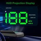 Gps Digital Speedometer Hud Cars Head Up Display Mph Kmh Overspeed Alarm Meter