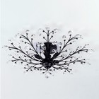 Vintage Crystal Pendant Lamp Flower Ceiling Light Fixture Chandelier Bedroom New