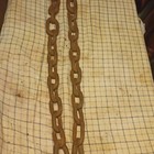 Unmarked Antique Logging Chains And Forged Hook