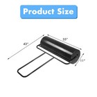 36  Lawn Roller Water Sand Filled Push Tow Behind Roller Black