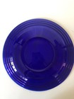 Set Of 2 Vintage Cobalt Blue Glass Dinner Plates 10   