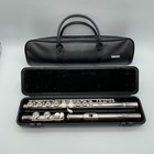 Yamaha Yfl-221 Student Flute Nickel Silver Plated With Hard Case   Bag Used Good