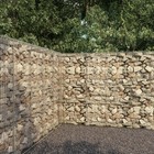 Gabion Wall With Cover Galvanized Steel Metal Mesh Hardware Fence Panel Vidaxl